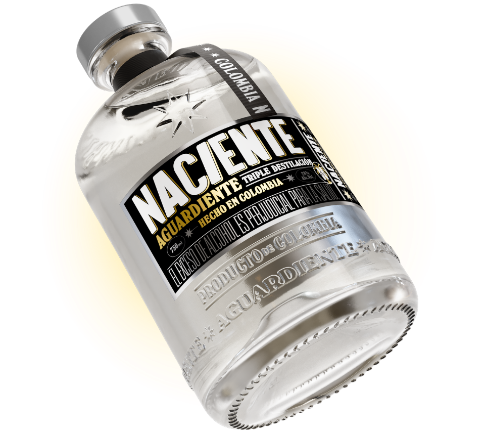 NACIENTE AGUARDIENTE TRIPLE DESTILADO 750 ML