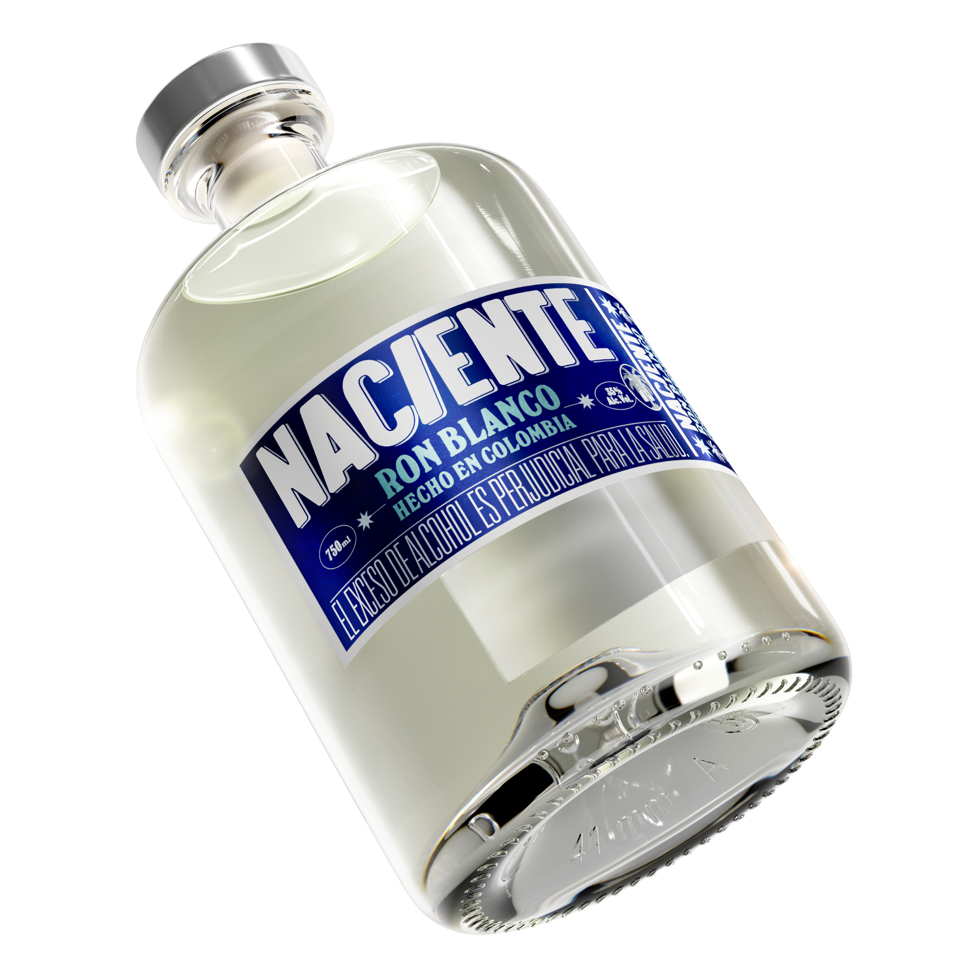 NACIENTE RON BLANCO 750 ML