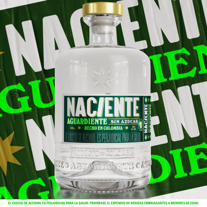 NACIENTE AGUARDIENTE 24° SIN AZÚCAR 750 ML