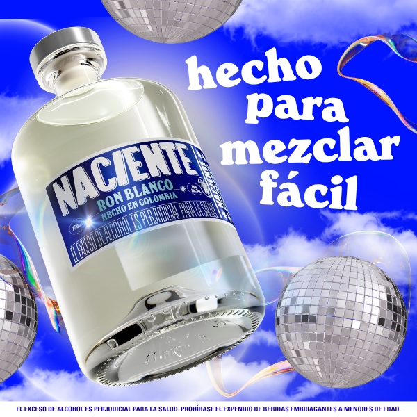 NACIENTE RON BLANCO 750 ML