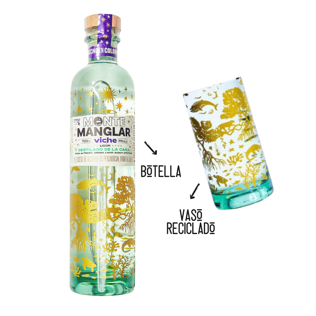 Botella Monte Manglar + Vaso del Manglar ♻️